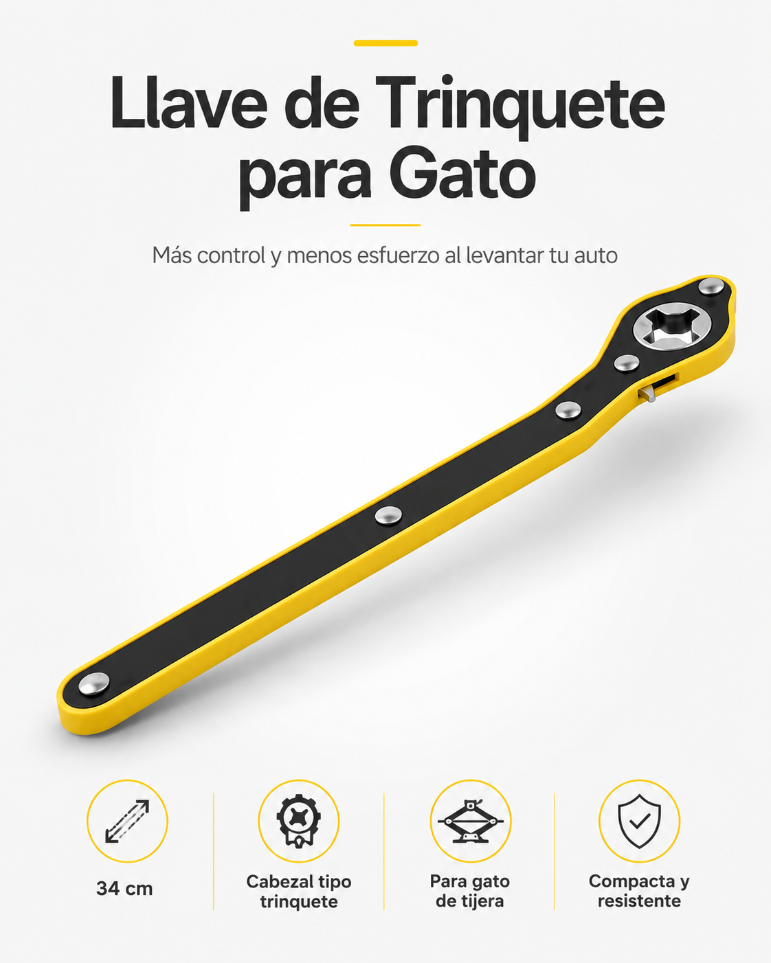Llave De Trinquete Para Gato De Auto