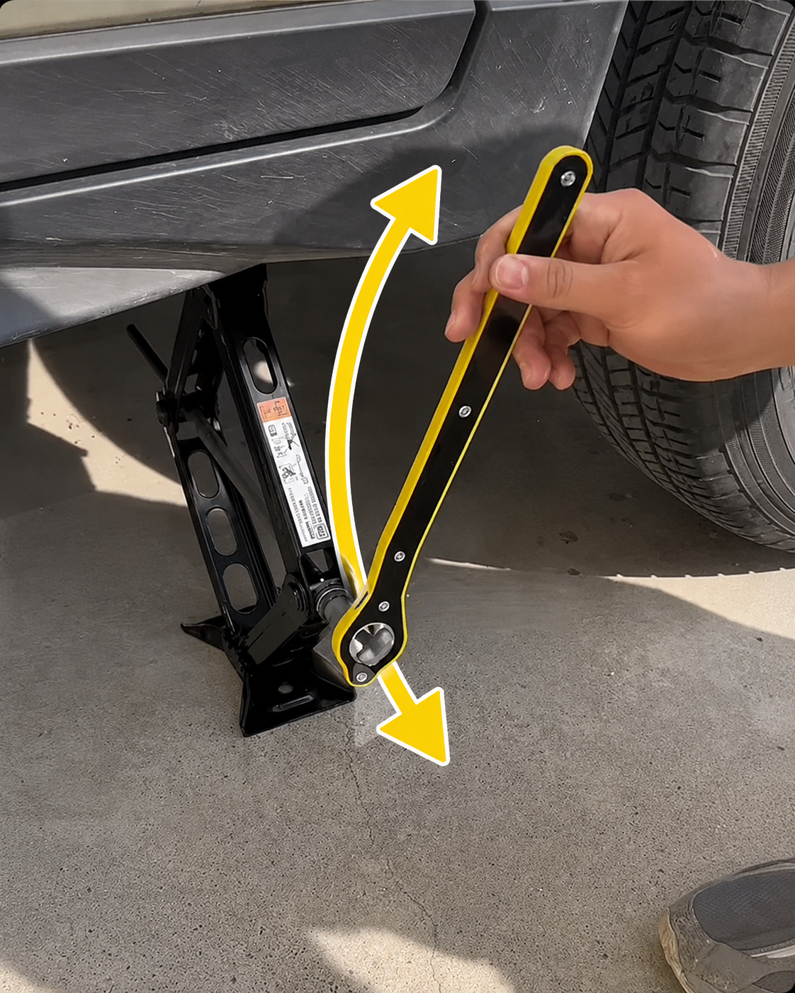 Cambiar la rueda sin sufrir
